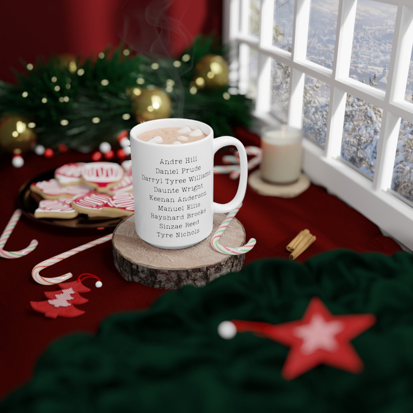 Say Their Names 15oz White Mug