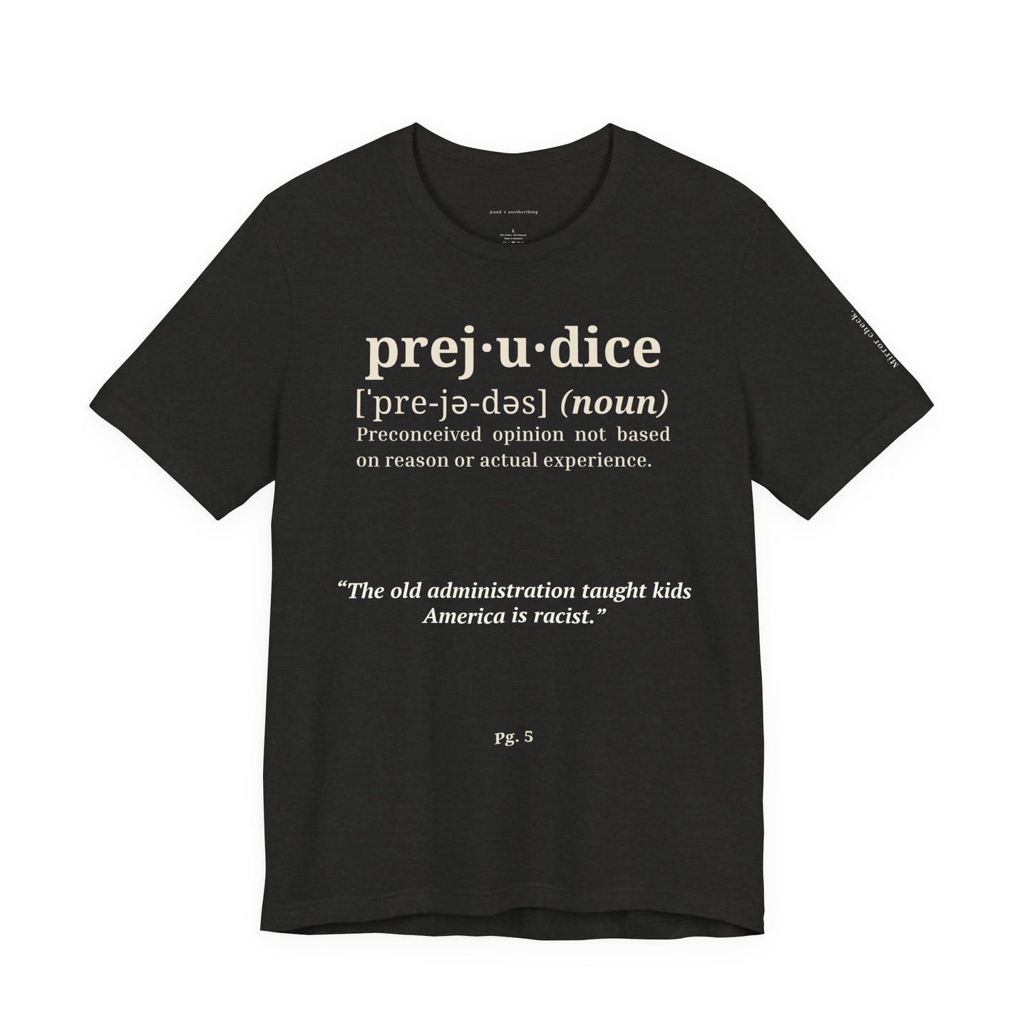 Mirror Check Pg 5 Collector's Cut Unisex T-Shirt